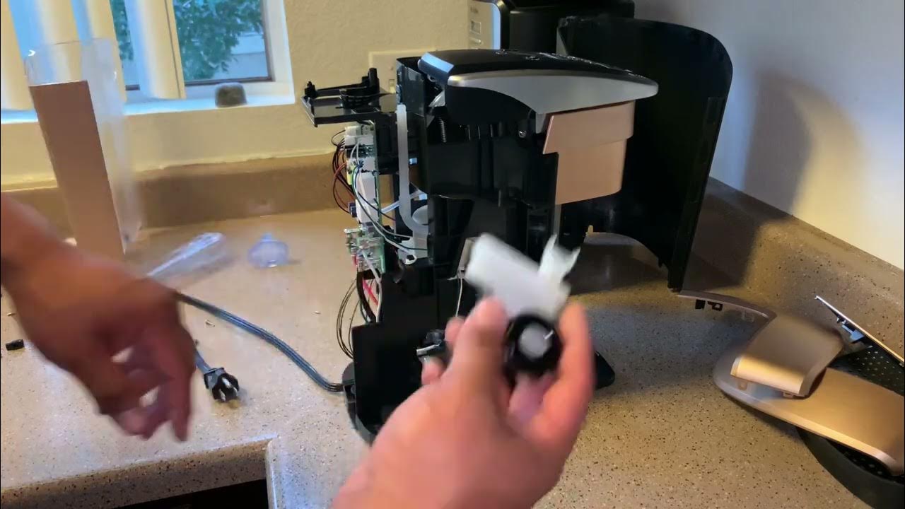 How to drain Keurig Elite (basically torn apart) YouTube