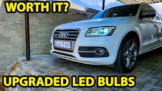 Audi Q5/SQ5 B8 Headlight Bulb Replacement | Upgraded to LED