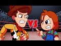 WOODY VS CHUCKY  - Cartoon Rap Battles ( Toy Story 4 vs Child's Play )