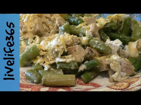 How to...Make a Killer Chicken & Asparagus Scramble