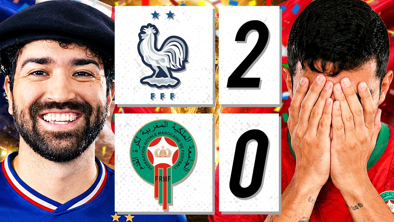 "THE BEST FRENCH TEAM EVER!" 🔥 FRANCE 2-0 MOROCCO (REACTION)