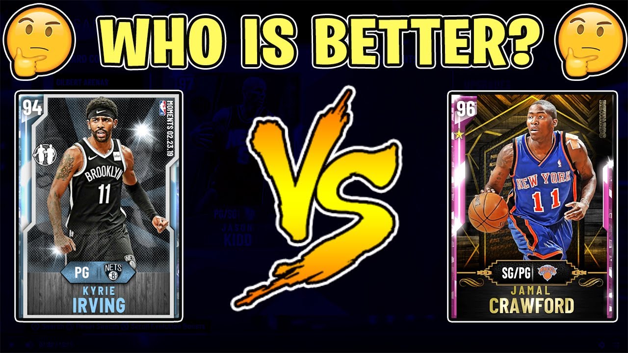 NBA 2K20 DIAMOND KYRIE VS PINK DIAMOND JAMAL CRAWFORD! WHO IS BETTER?