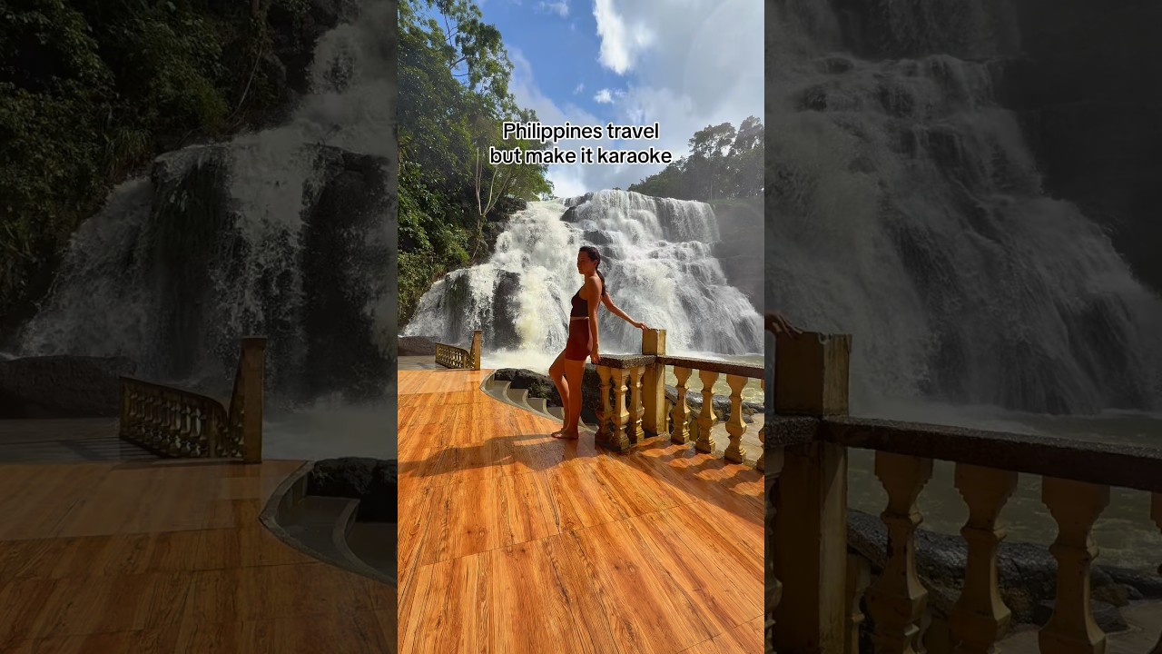 Filipino karaoke music video style. 