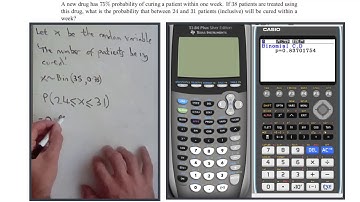 Binomial probability 2 Casio fx-CG 50 TI-84