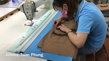 GT.142: Tra khoá có viền đáp nẹp - đảm bảo đáp nẹp đều đẹp (Setting CF zippier)