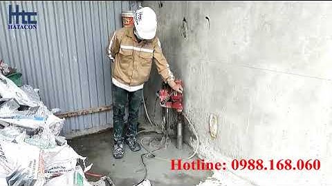 Hatacon thi công khoan sàn bê tông đảm bảo an toàn và hiệu quả tuyệt đối.