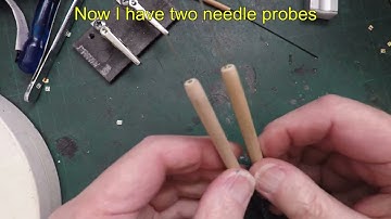 Making needle probes for my multimeter