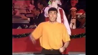 The Wiggles Greg Helps Wake Jeff Up At Carols In The Domain 1995