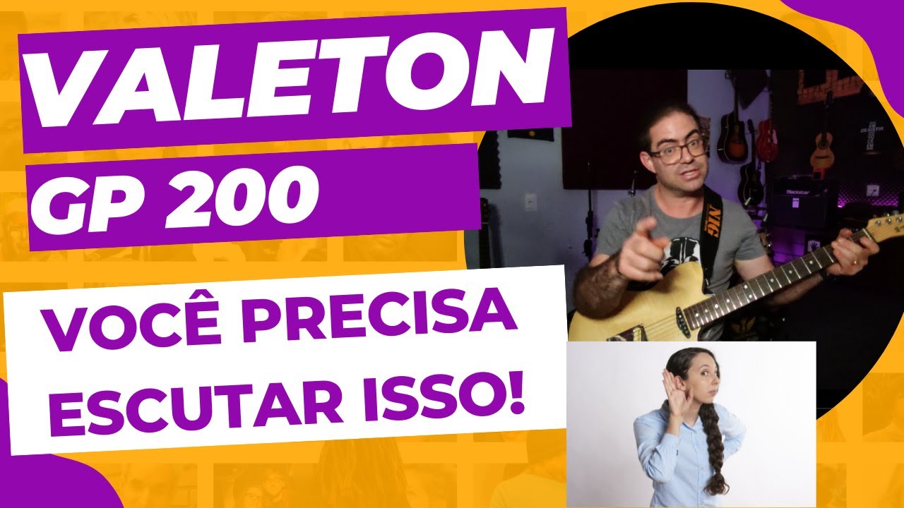 VALETON GP 200 - DEMONSTRAÇÃO DE TIMBRES EM UMA MÚSICA - YouTube