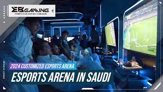 A customize esports lounge/arena project in Saudi Arabia, 2024