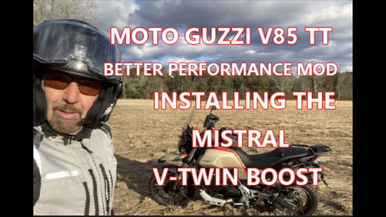 Установка двигателя MOTO GUZZI V85 TT V-TWIN BOOST PERFORMANCE
