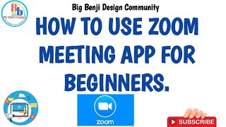 How To Use Zoom Meeting App For Beginners. @BigBenjiTechCommunity @Sagicam #MoneymanAfrica screenshot 2