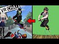 Full body trolling in vrchat olympics pogo stick in vr