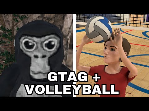 FREE QUEST 2 GAME! Gorilla Tag x Volleyball in VR! QUEST 2 GAME MUST TRY! | GORILLA VOLLEYBALL