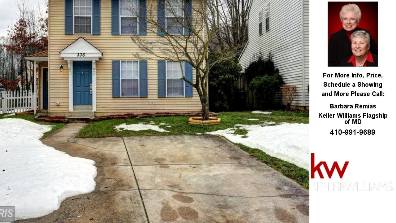 336 WINTERBERRY DRIVE, EDGEWOOD, MD Presented by Barbara Remias. YouTube