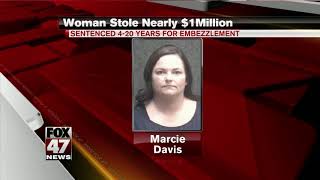Headed to prison for embezzling nearly $1M