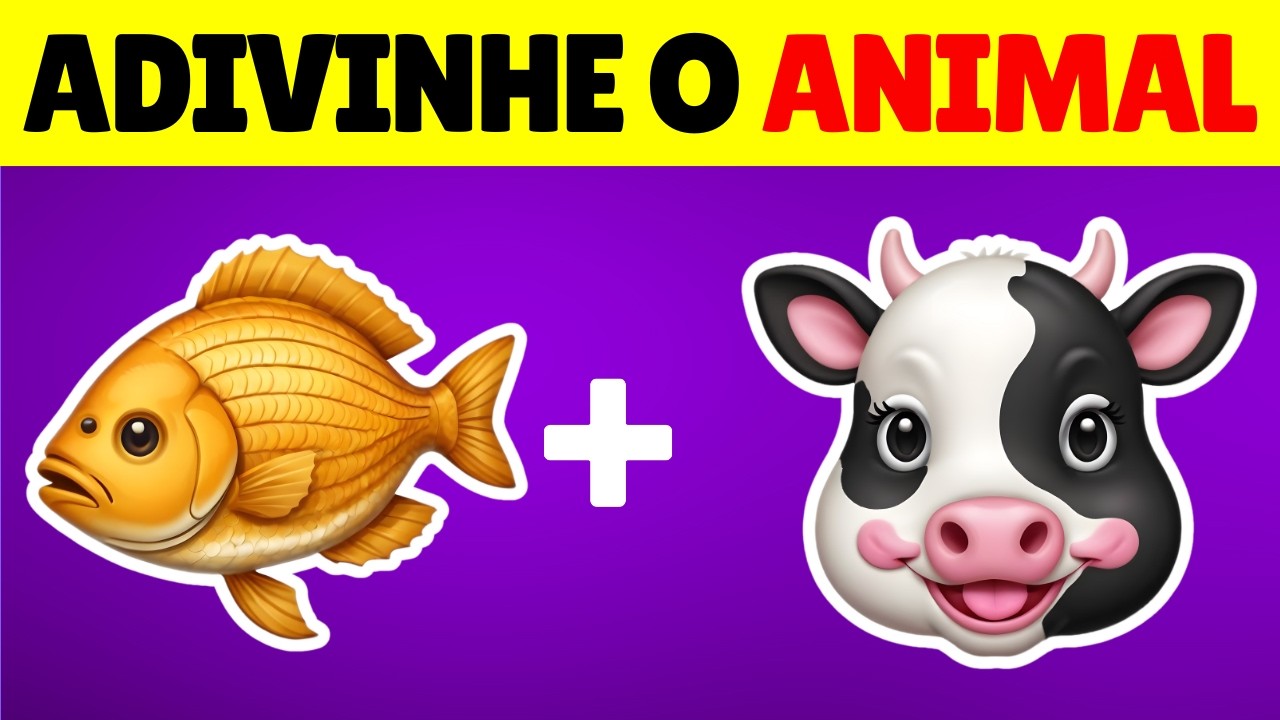 🐾 Adivinhe o Animal pelos Emojis 🦁🐸 | 37 Desafios do Reino Animal | Quiz Espacial