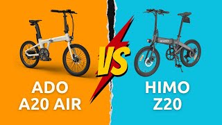 ДВА ЛУЧШИХ складных электровелосипеда Xiaomi HIMO Z20 vs. ADO A20 AIR | Сравнительный обзор