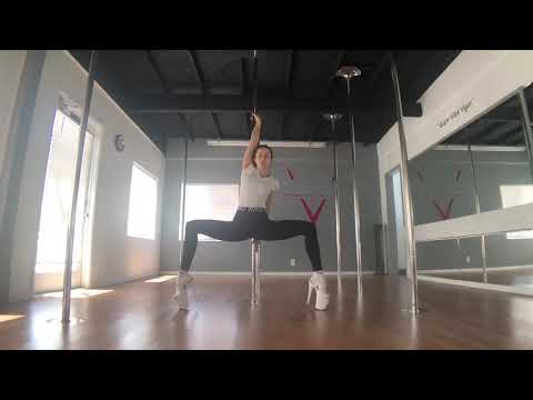 Tutorial 1. Numb. Beginner Exotic Pole Dance Routine. Music “Numb” by Portishead