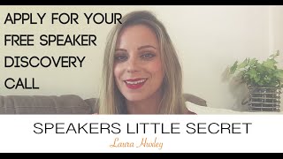APPLY for your FREE Speaker Discovery Call