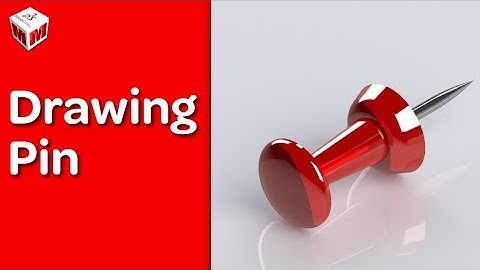 Drawing Pin | SolidWorks Modelling Time-lapse | Everyday Objects Series