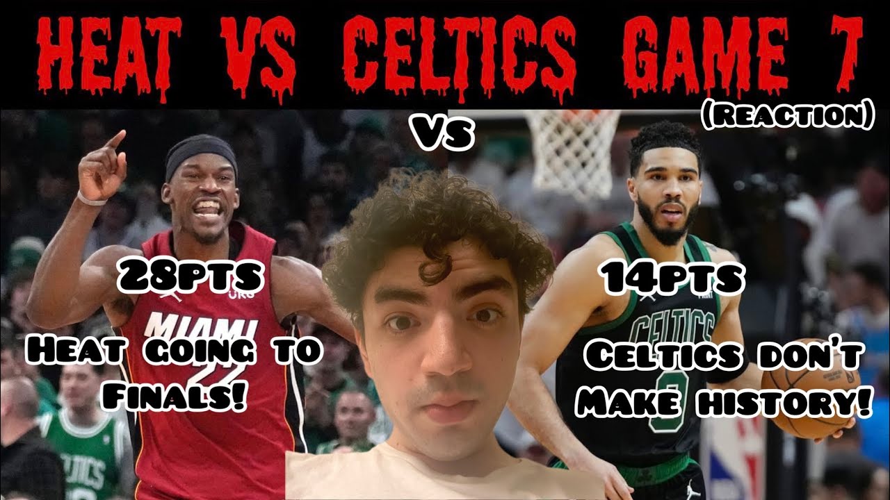 CELTICS CHOKE HISTORY! MIAMI HEAT VS BOSTON CELTICS 5/29/23 GAME 7 FULL HIGHLIGHTS REACTION