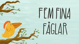 Mamma Mu & Kråkan - Fem fina fåglar - Officiell musikvideo