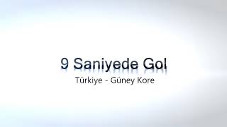 Hakan şükür 9 saniyede gol atıyor !