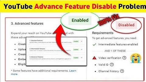 Pending Youtube Advanced Features || Enable Youtube Advanced Features || Video Verification | 2025