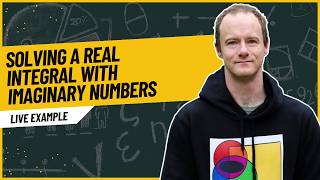solving a real integral with imaginary numbers