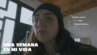 Una semana en mi vida. Trabajo remoto + Claude.ia. Rutina Freelance
