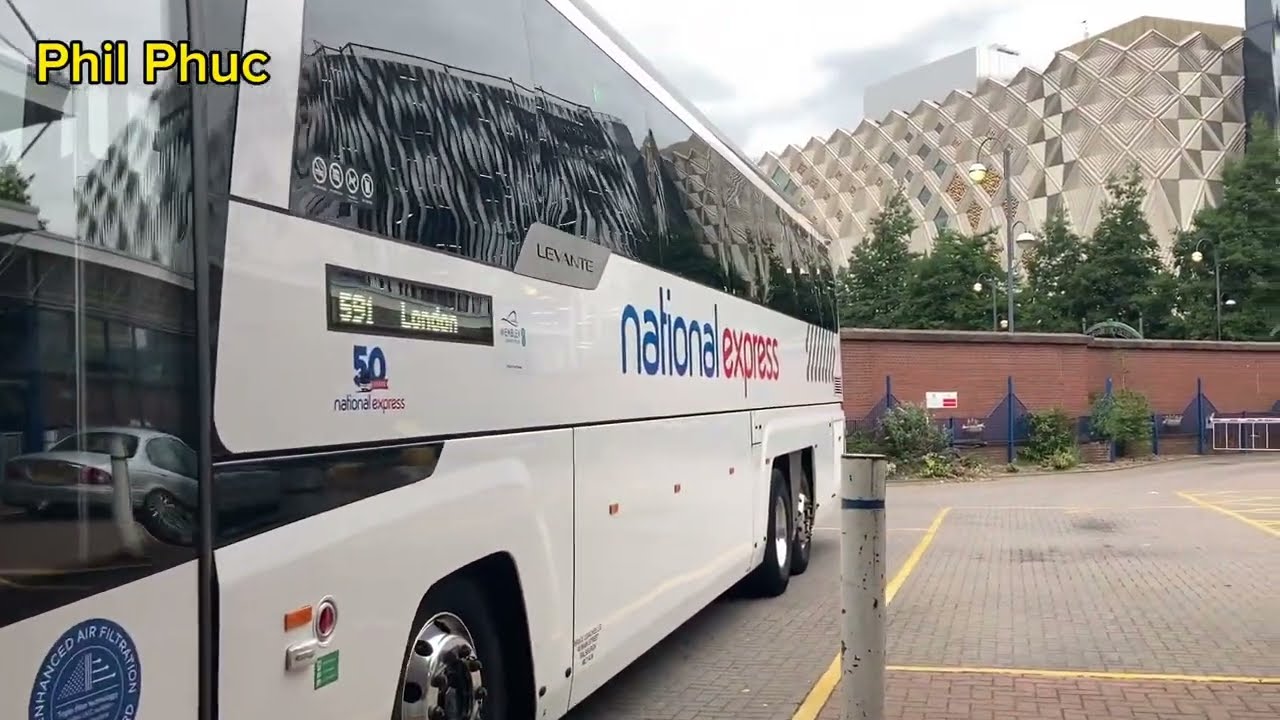 Part 10 - Leeds - NX591 Bus National Express Coach from Edinburgh to London