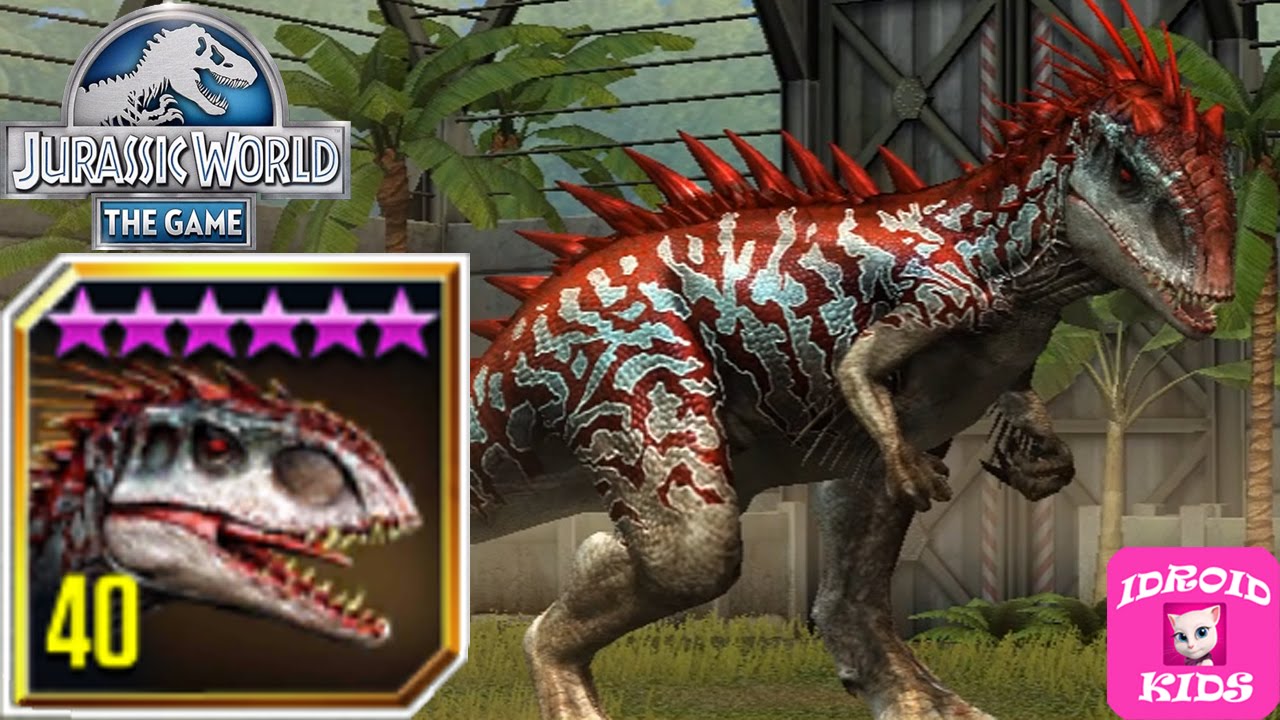 INDOMINUS REX MAX LEVEL 40 (HYBRID) - Jurassic World The Game - YouTube