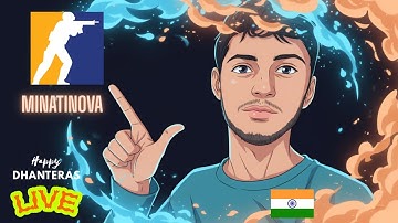 CS2  LIVE INDIA  4: INSANE CLUTCHES | GRIND | HEADSHOT | CASUAL | MINATINOVA | LIVE #cs2 #livestream