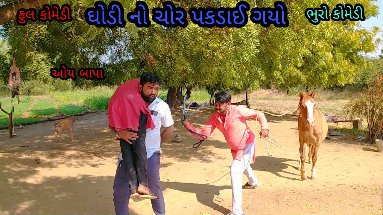 ઘોડી નો ચોર પકડાઈ ગયો |  bhurocomedy |gujaraticomedy |bccomedy