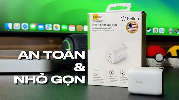 Củ sạc AN TOÀN tuyệt đối cho iPhone, iPad và MacBook! | Belkin 65W 2 cổng USB-C