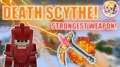 DEATH SCYTHE! STRONGEST Weapon In Lucky Block Skywars 😱💪