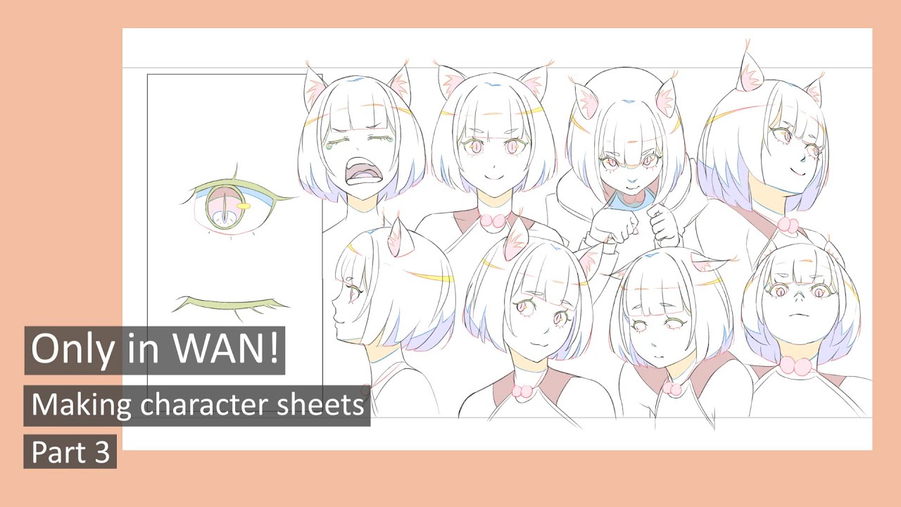 ArtStation  anime character sheet