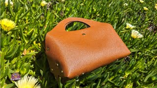 Making a NO SEW Basket Handbag from Design | Vrnc Leather