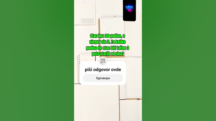Otac ima 30 godina, a njegov sin 5. Za koliko godina će otac biti tačno 3 puta stariji od sina?