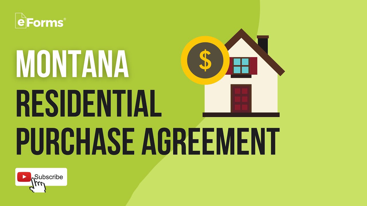 Montana Residential Purchase Agreement EXPLAINED YouTube
