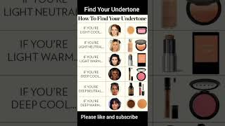 How to Find Your Skin Undertone  • easy tips to pick the best foundation