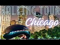 WALKING TOUR OF DOWNTOWN CHICAGO. BEAUTIFUL SUNNY DAY STARTING AT WILLIS TOWER, ENDING AT THE PIER