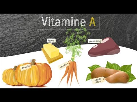 Vidéo: Tableau Des Aliments Végétaux Contenant De La Vitamine A