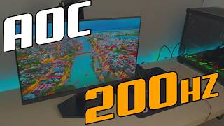 Meu novo Monitor de 200Hz Chegou - Aoc Agon