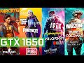 GTX 1650 4GB + Ryzen 5 3600 Test in 15 Games