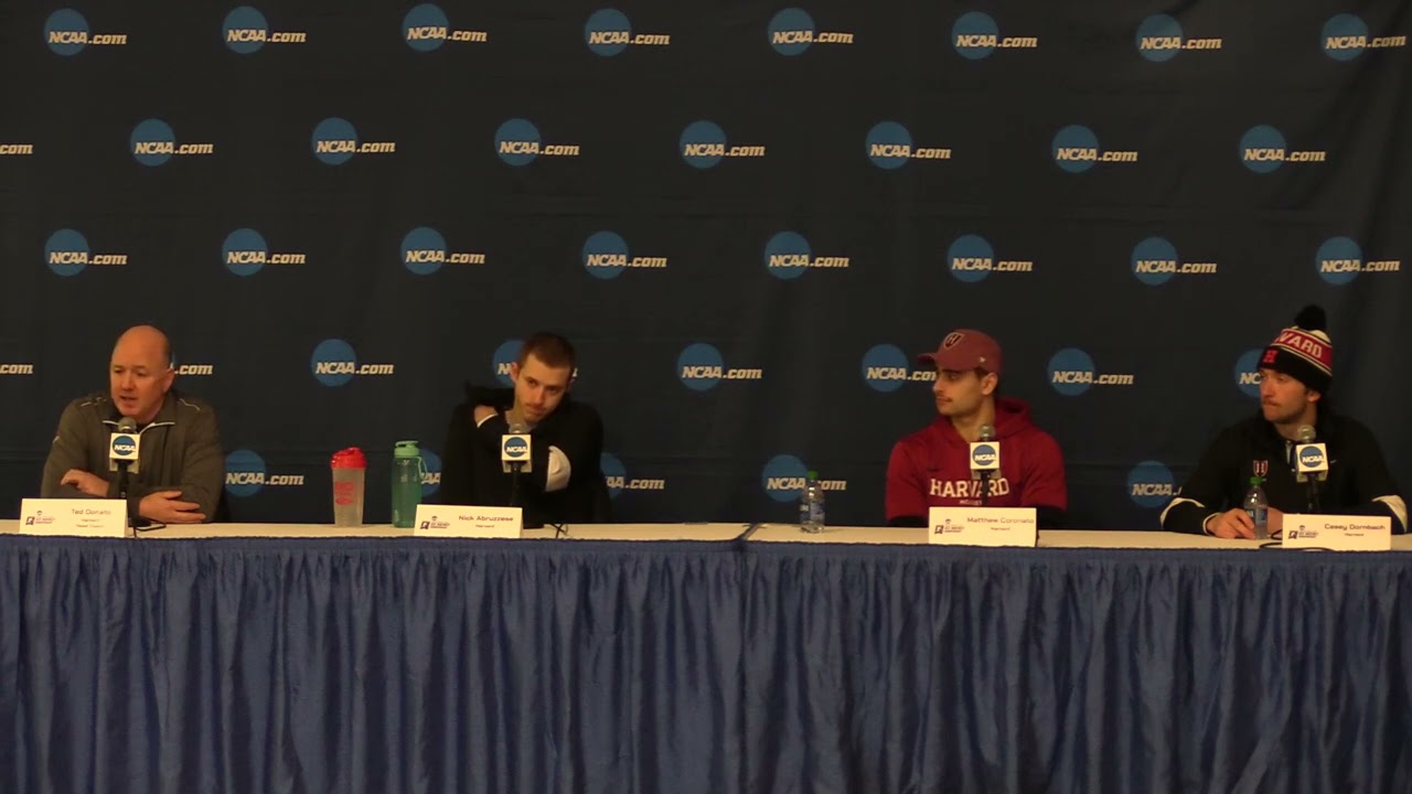 NCAA Hockey Albany Regional – Harvard Press Conference (3/23/22)