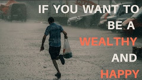 If You Want to be Wealthy & Happy, Don