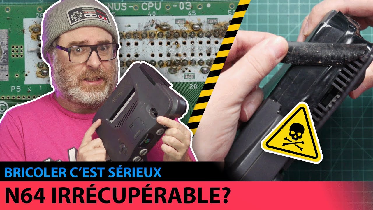 N64 irrécupérable? Je la reconstruis pièce par pièce - BRICOLER C’EST SÉRIEUX