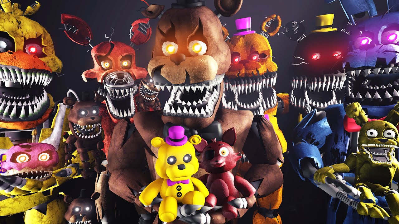 Картинки аниматроников из fnaf